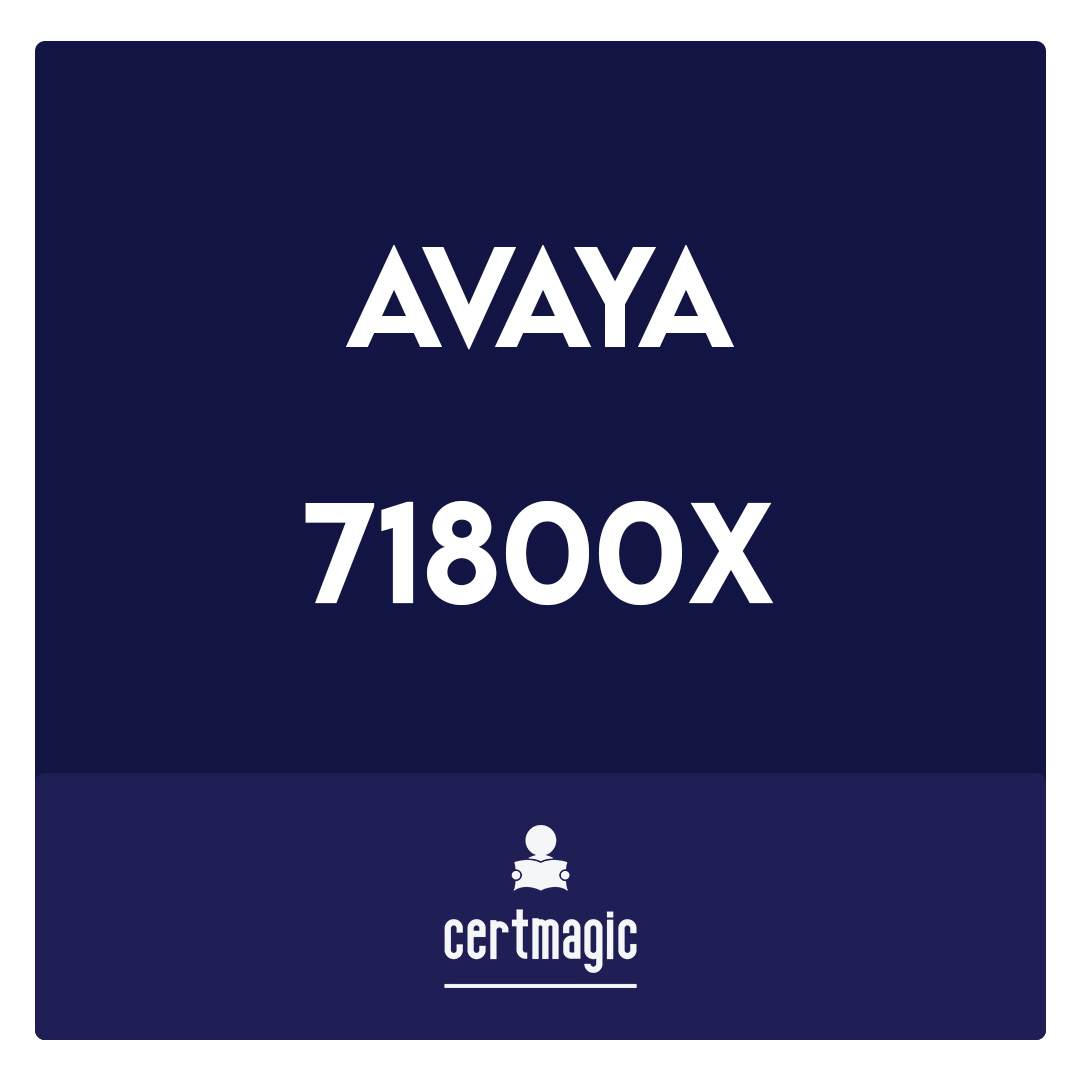 71800X-Avaya IX Messaging Implementation and Maintenance Exam