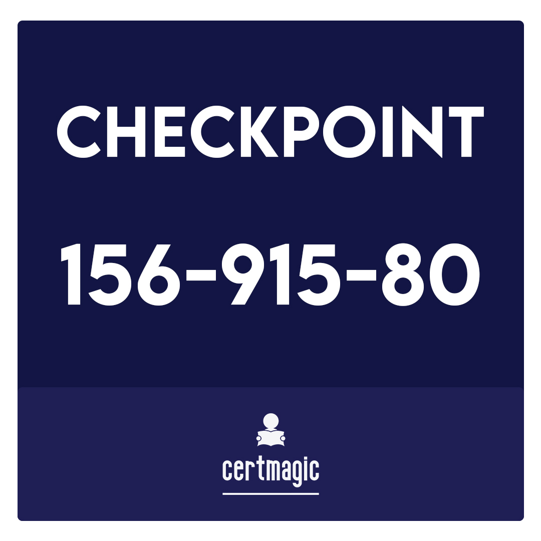 156-915-80-Check Point Certified Security Expert Update - R80 Exam