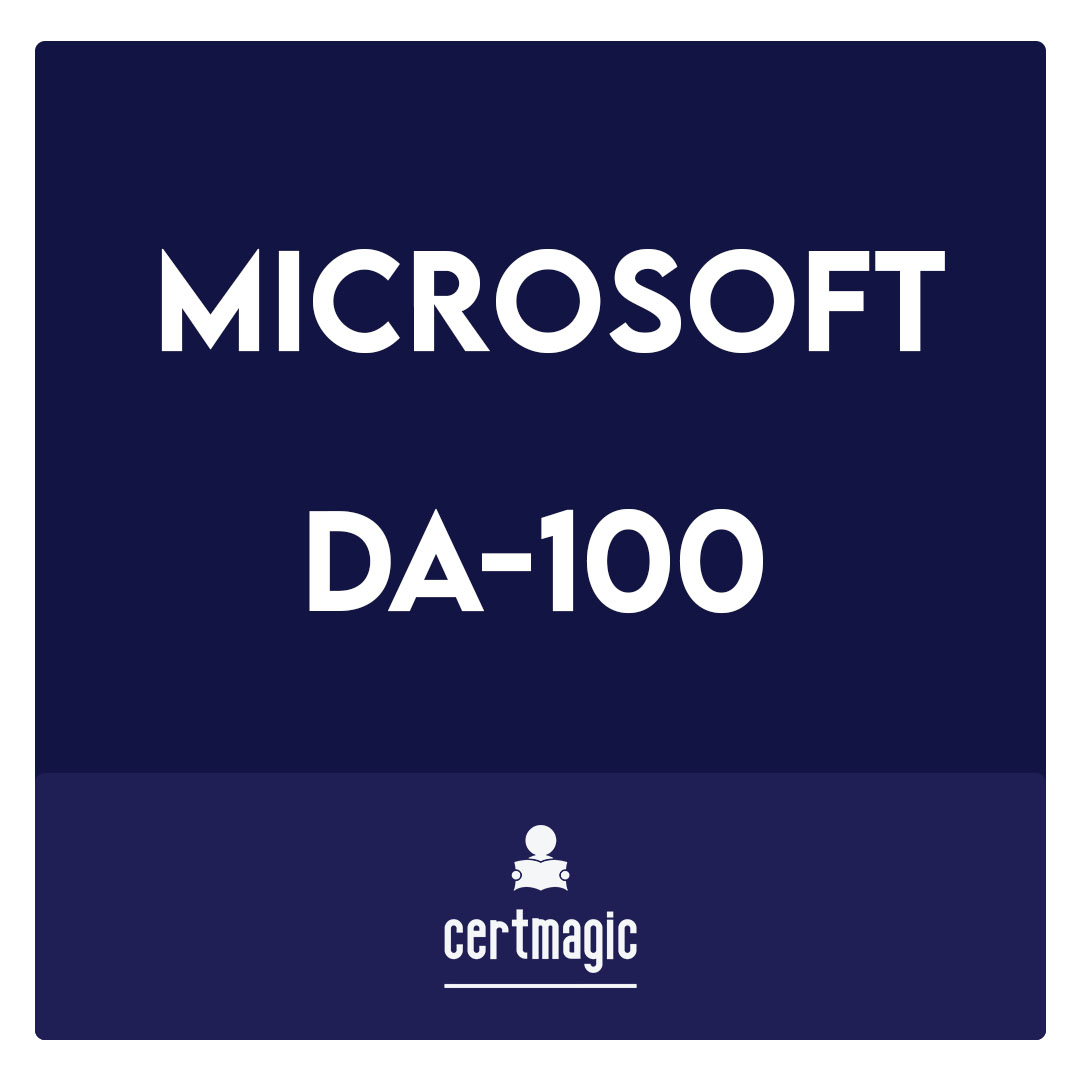 DA-100-Analyzing Data with Microsoft Power BI Exam