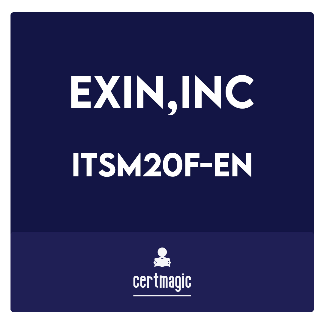 ITSM20F-EN-IT Service Management Foundation based on ISO/IEC 20000 Exam