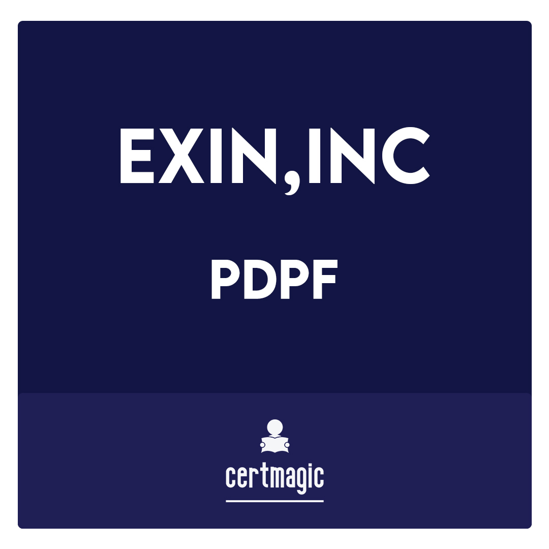 PDPF-EXIN Privacy and Data Protection Foundation Exam