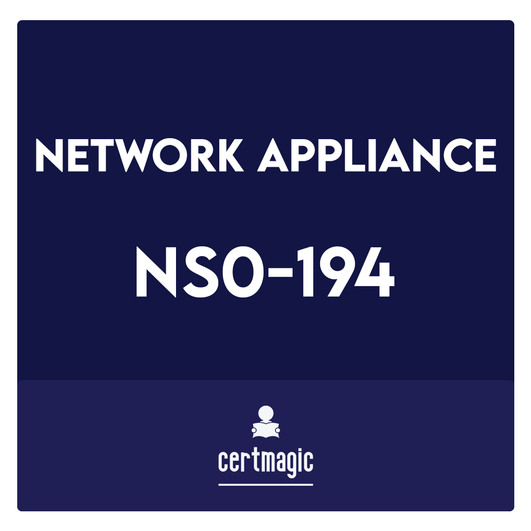 NS0-194-NetApp Certified Support Engineer Exam