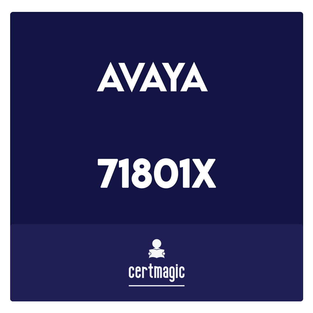 71801X-Avaya Messaging Support Certified Exam