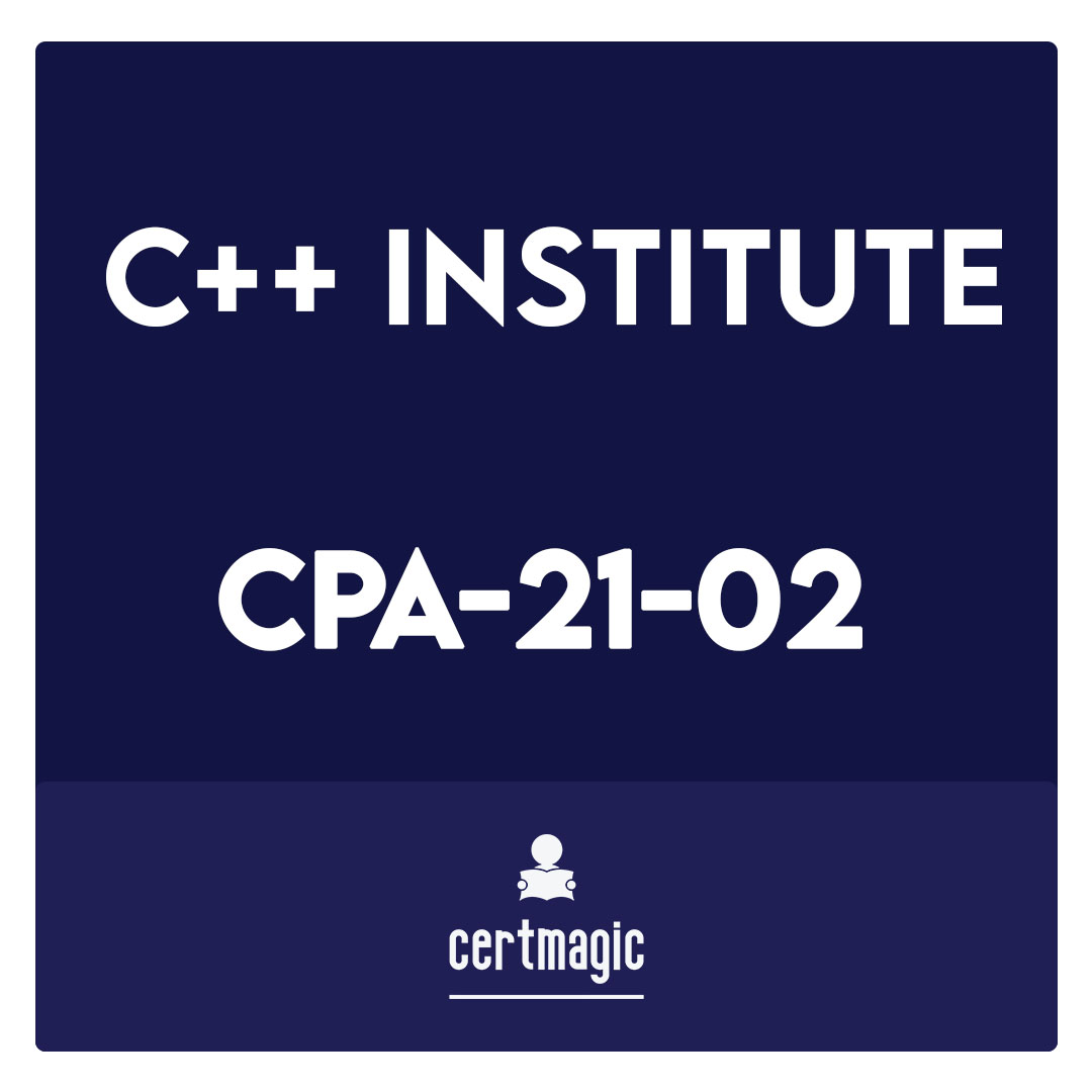 CPA-21-02-CPA – C++ Certified Associate Programmer Exam