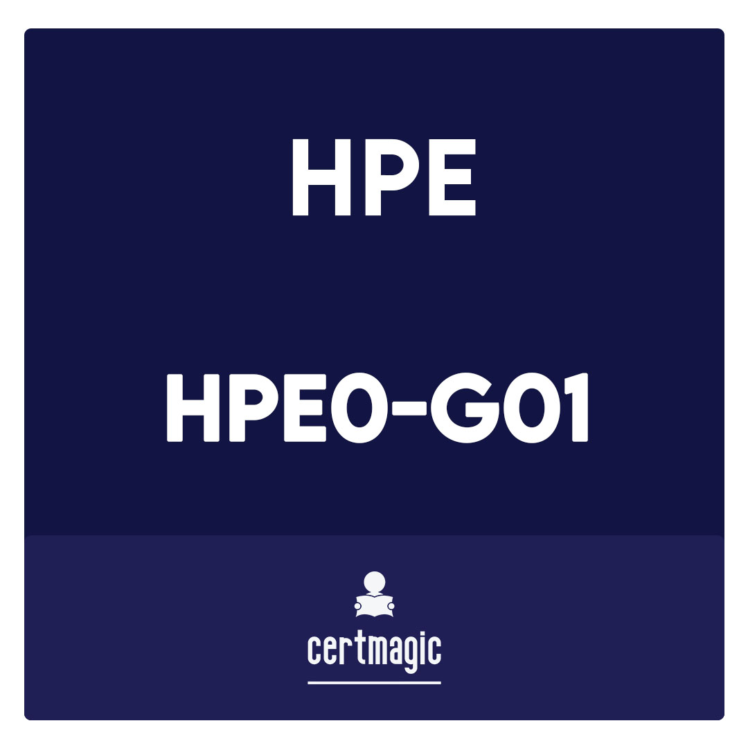 HPE0-G01-HPE GreenLake Administrator Essentials Exam